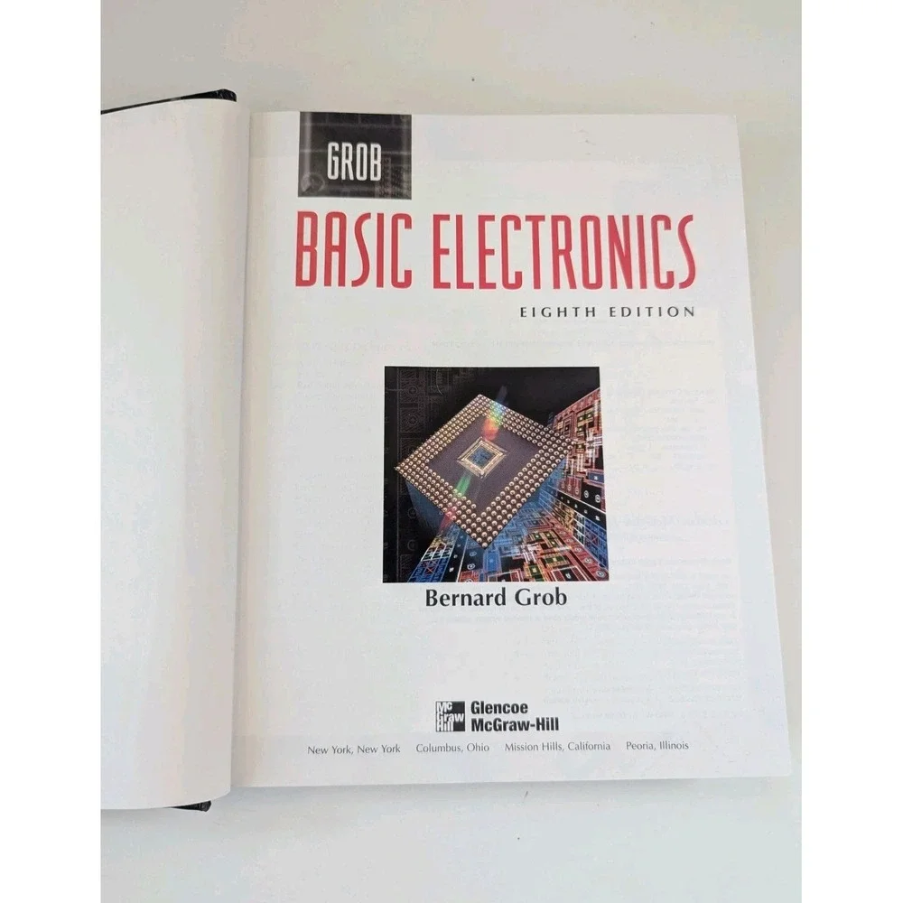 BASIC ELECTRONICS By Bernard Grob Hardcover Eighth Edition